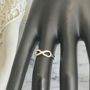 S925 Sterling Silver Infinity Ring 5